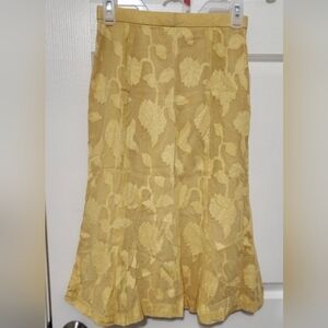 Floral Yellow Skirt